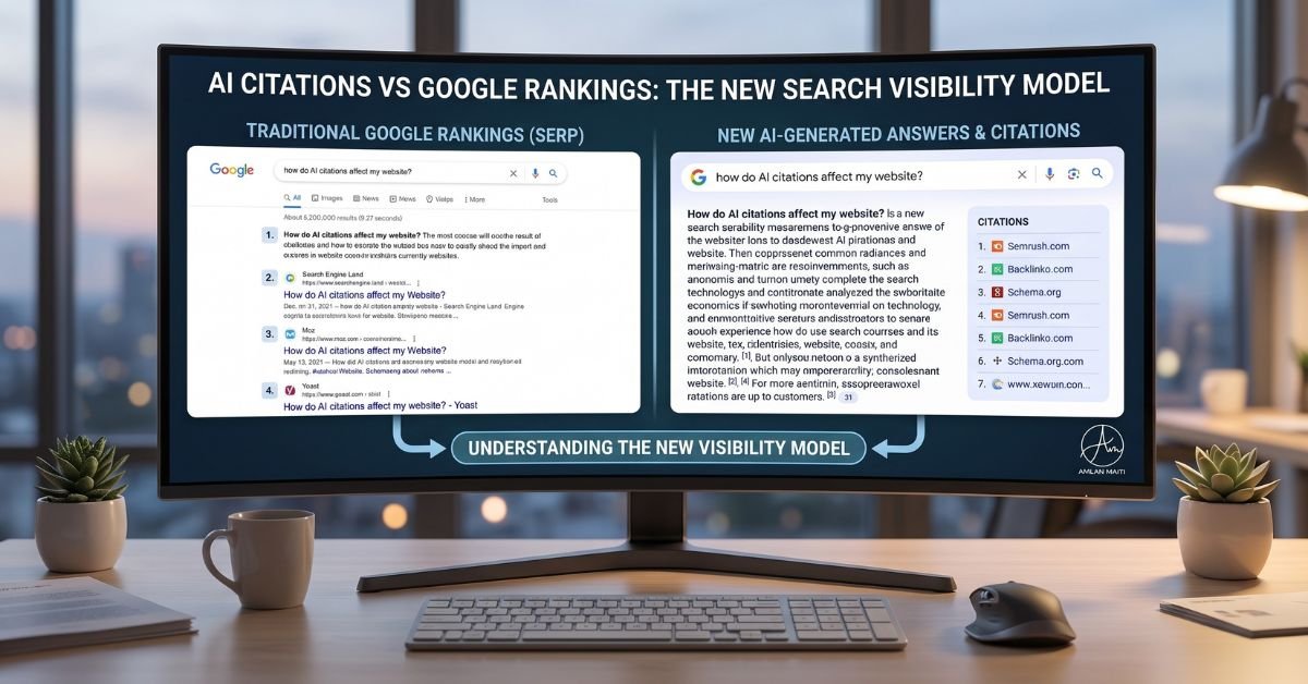 AI Citations vs Google Rankings: Understanding the New Search Visibility Model