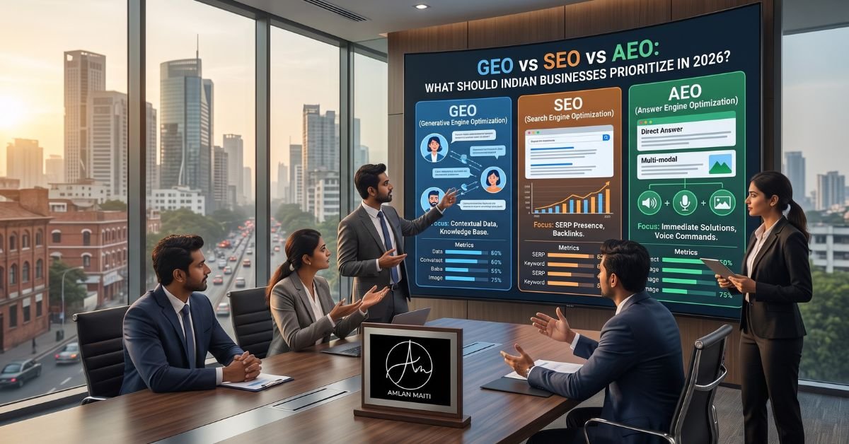 GEO vs SEO vs AEO: What Should Indian Businesses Prioritize in 2026?