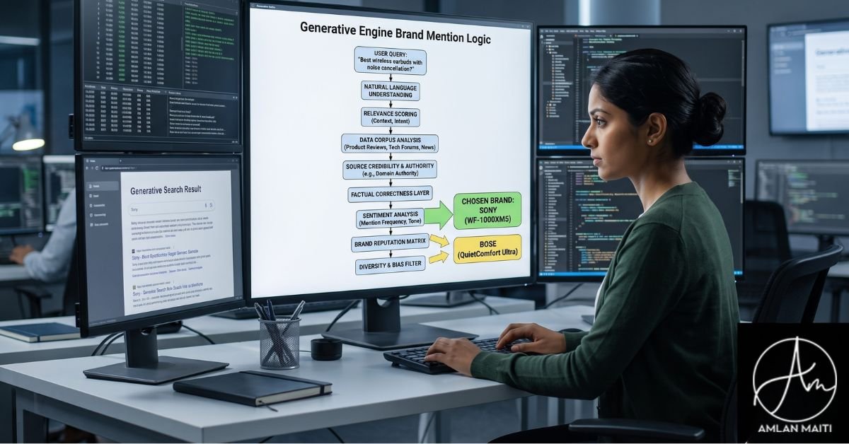 How Generative Engines Decide Which Brands to Mention